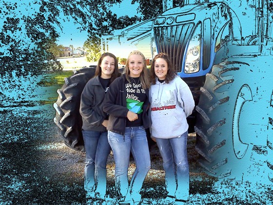 Photoshop: Tractor Photo Sketch